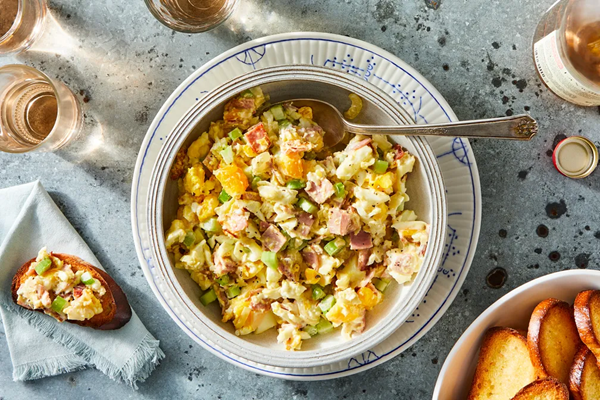Fried egg salad from Ideas in Food