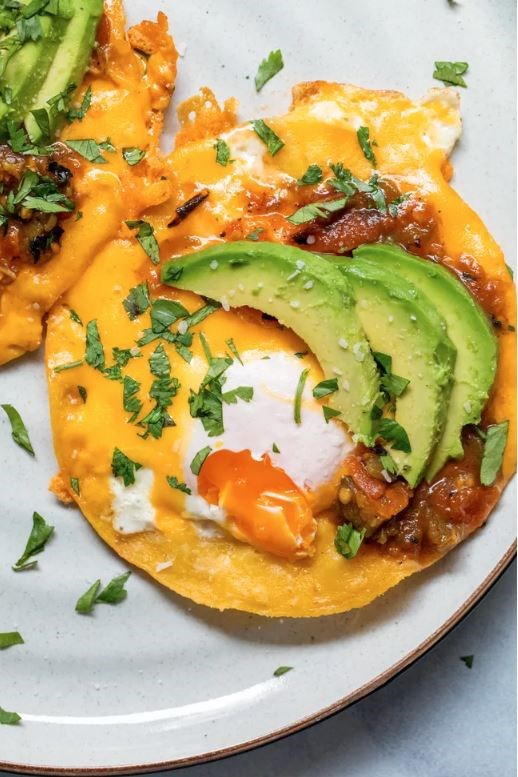 Fried egg taco