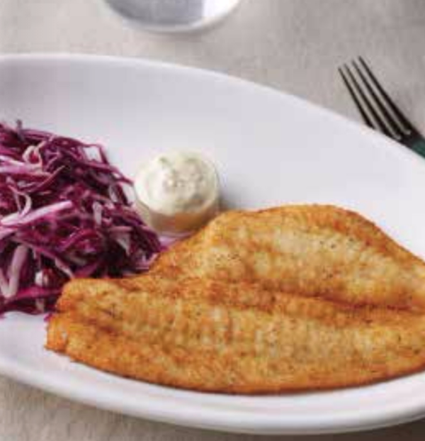 Fried flounder