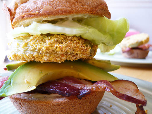 Fried green tomato BL(A)T