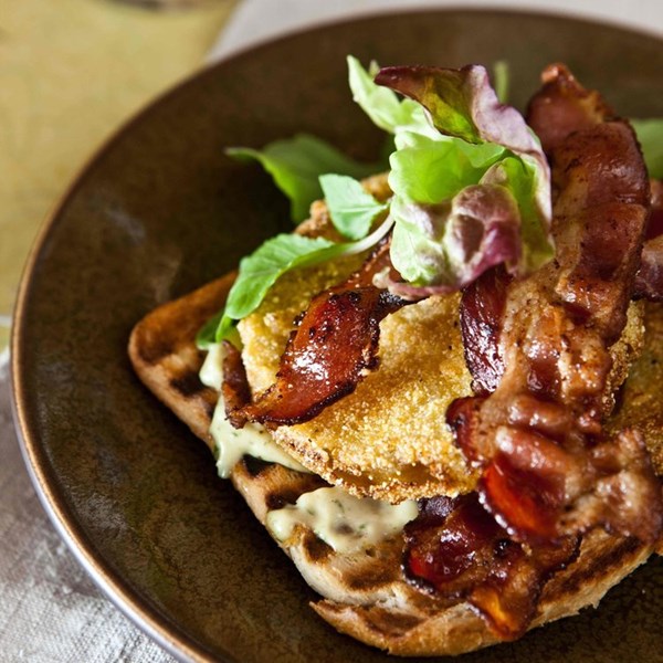 Fried green tomato BLT