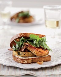 Fried green tomato BLTs