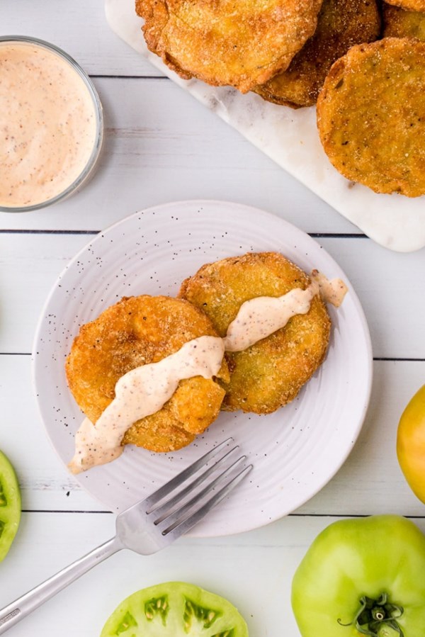 Fried green tomatoes