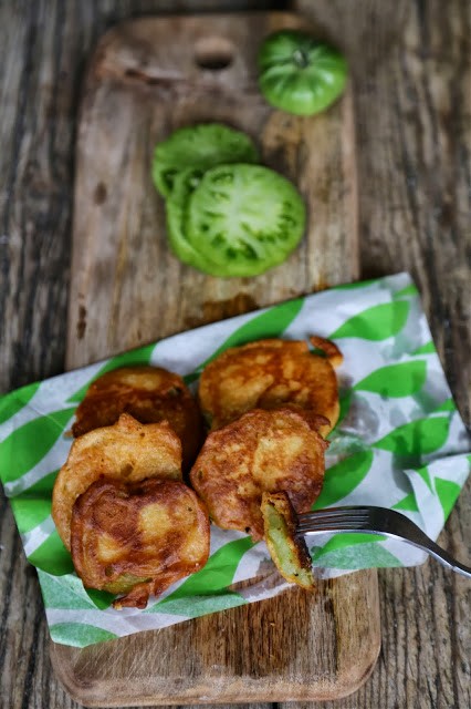 Fried green tomatoes, Southern style