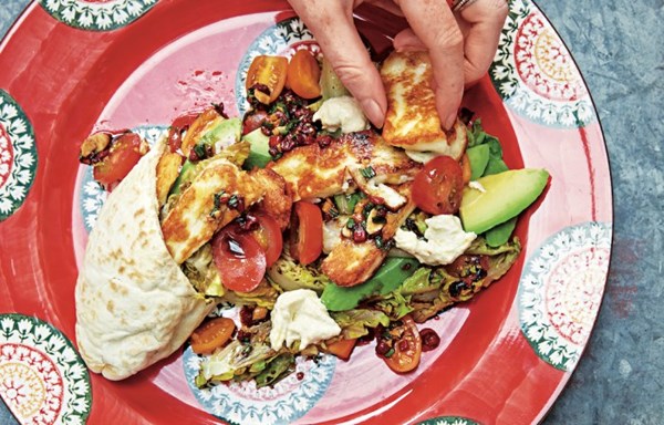 Fried halloumi & avocado