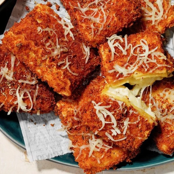 Fried lasagna