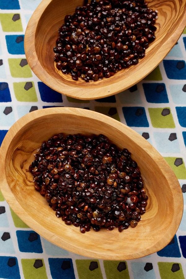 Fried lentils