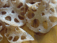 Fried lotus chips (Zha oupian / 炸藕片)