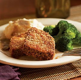 Fried meatloaf