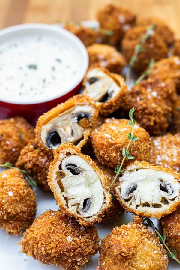 Fried mushrooms 