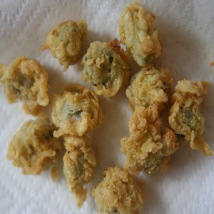 Fried okra