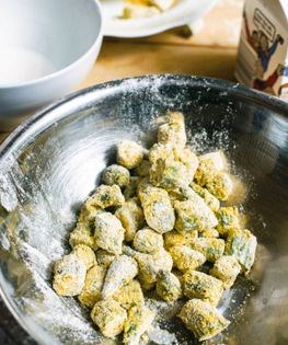 Fried okra