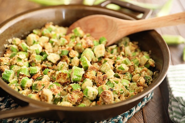 Fried okra