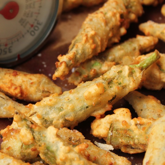 Fried okra