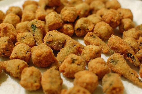 Fried okra