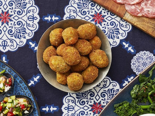 Fried olives