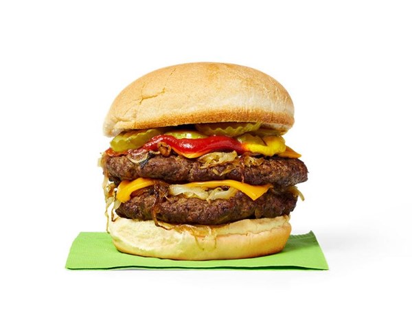 Fried onion burger