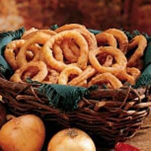 Fried onion rings