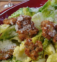 Fried oyster "Caesar"