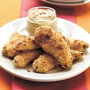 "Fried" panko chicken tenders