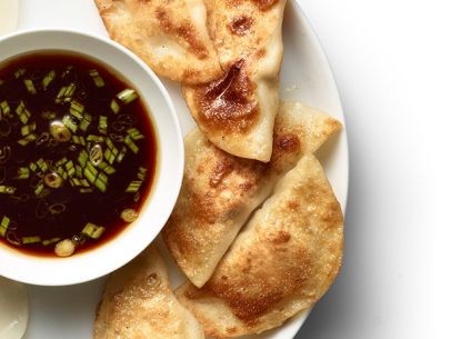 Fried pork dumplings