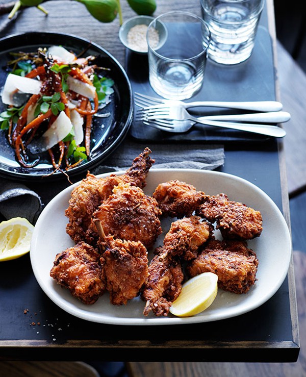Fried rabbit