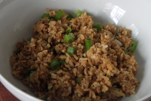 Fried rice for breakfast