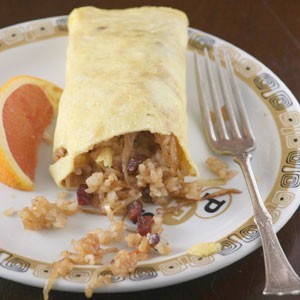 Fried-rice omelette