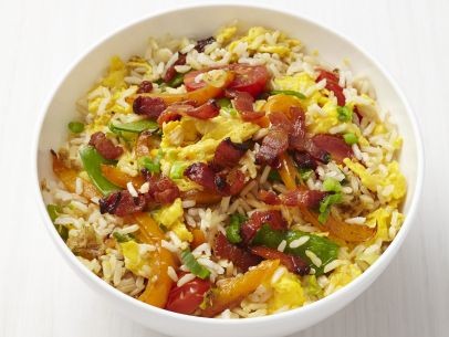 Fried rice with bacon