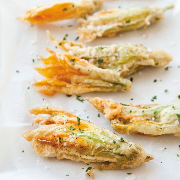 ricotta stuffed zucchini blossoms