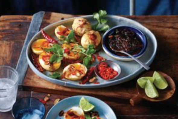Fried son-in-law eggs