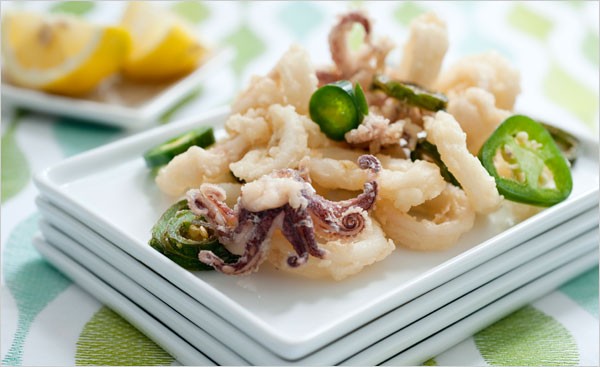 Fried squid