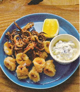 Fried squid