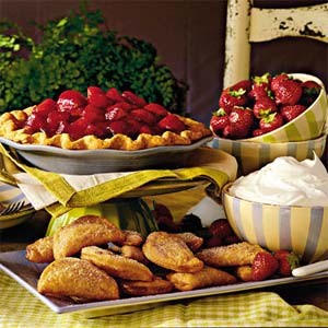 Fried strawberry pies