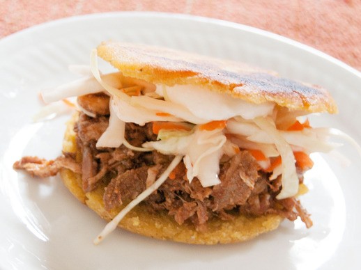 Fried stuffed corn cakes (Mexican gorditas)