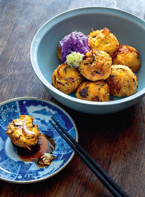 Fried tofu dumplings (Ganmodoki)