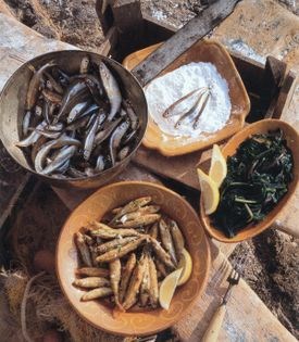 Fried whitebait (Marides tighanites)