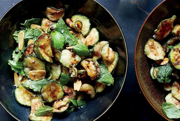 Fried zucchini chips
