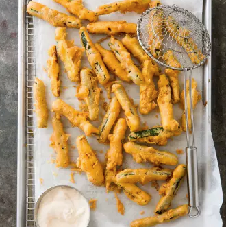 Fried zucchini sticks
