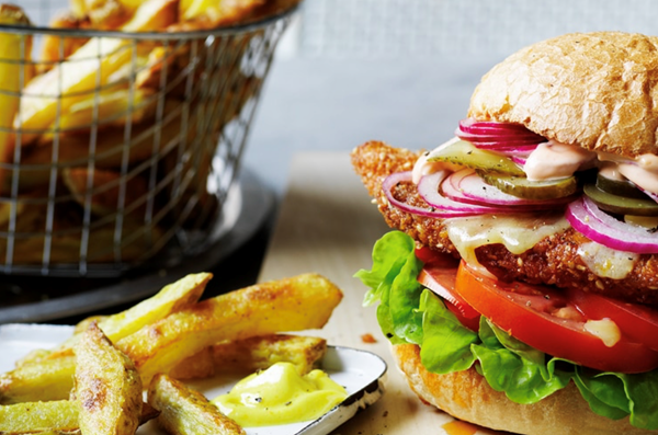 Fries with curry mayonnaise