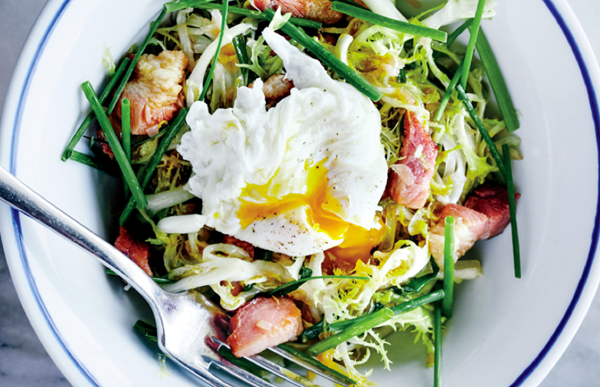 Frisée-lardon salad