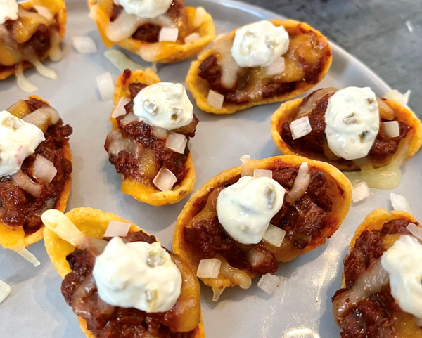 Frito chili pie bites