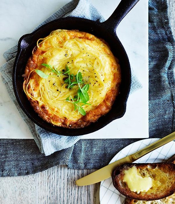 Frittata "carbonara"