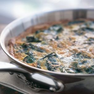 Frittata with greens