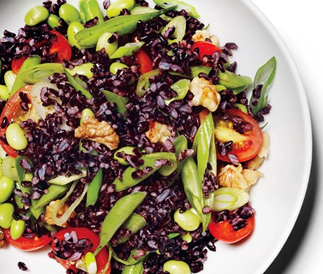 Frobidden rice salad with lemon vinaigrette
