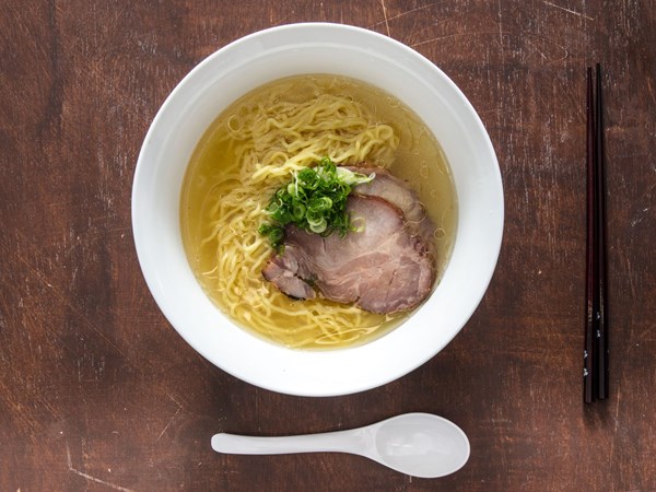From-scratch shio ramen