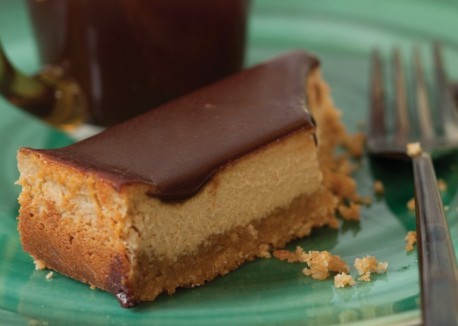 Frosted espresso cheesecake bars