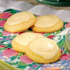 Frosted orange cookies