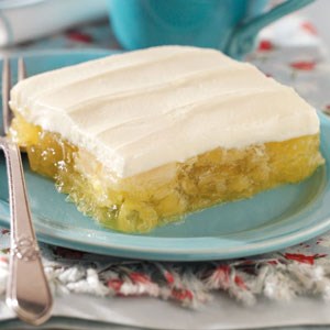 Frosted pineapple lemon gelatin 