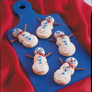 Frosted snowmen